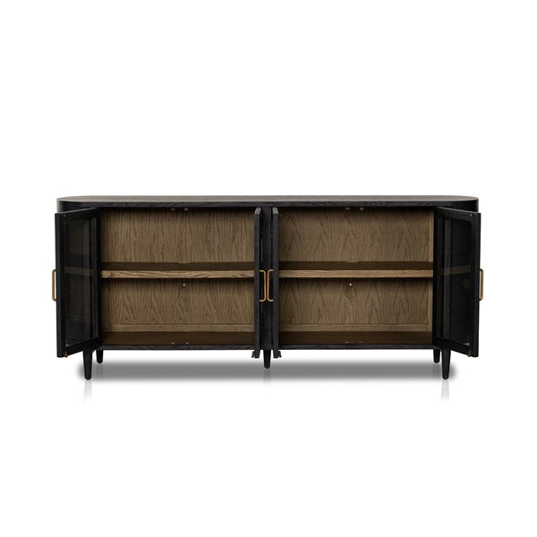 Tolle 82" Sideboard - Drifted Oak Solid