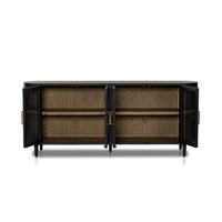 Tolle 82" Sideboard - Drifted Oak Solid