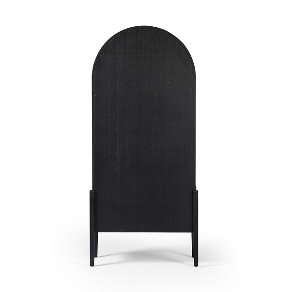 Tolle Panel Door Cabinet - Drifted Matte Black