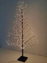 70in Black Birch Tree with 1099 LED Lights Indoor Use Only