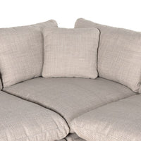 Stevie 5-Piece Sectional - Gibson Wheat