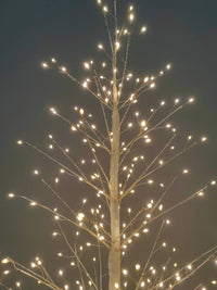 47in White Birch Tree with 349 LED Lights Indoor Use Only