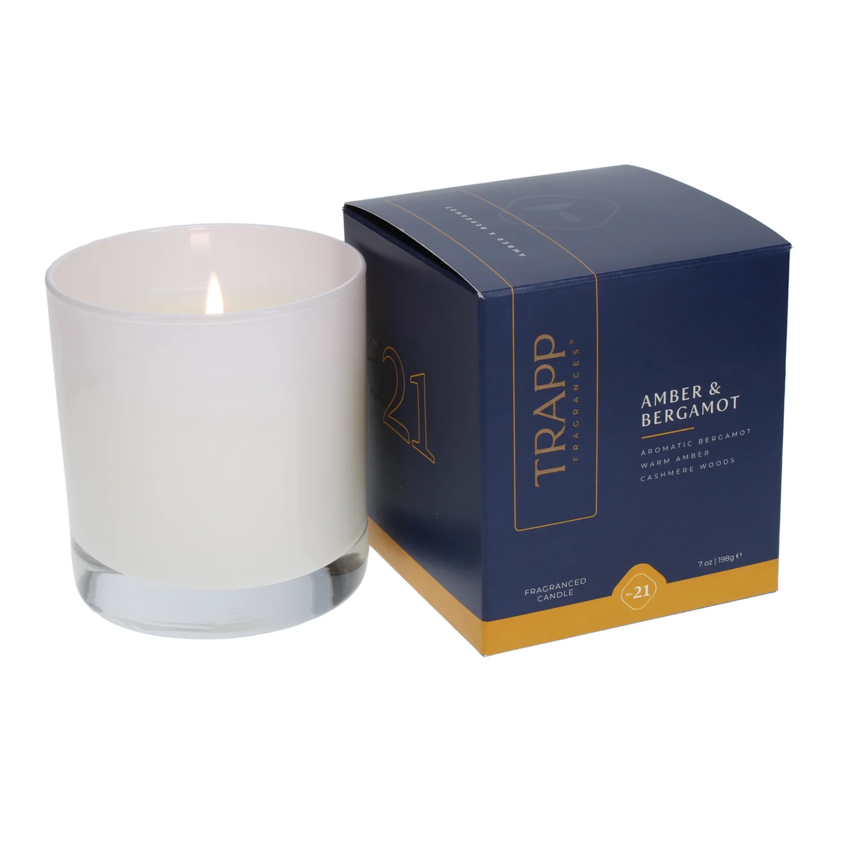 No. 21 Amber & Bergamot Candle