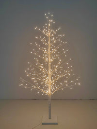 47in White Birch Tree with 349 LED Lights Indoor Use Only