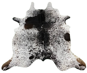 Brazilian  Salt and Pepper Cowhide Rug Large size