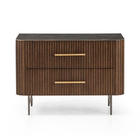 Fletcher Nightstand Large - Terra Brown