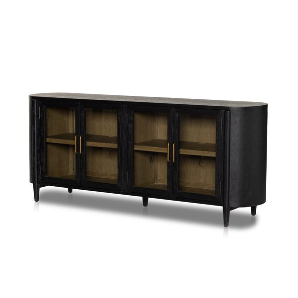 Tolle 82" Sideboard - Drifted Oak Solid