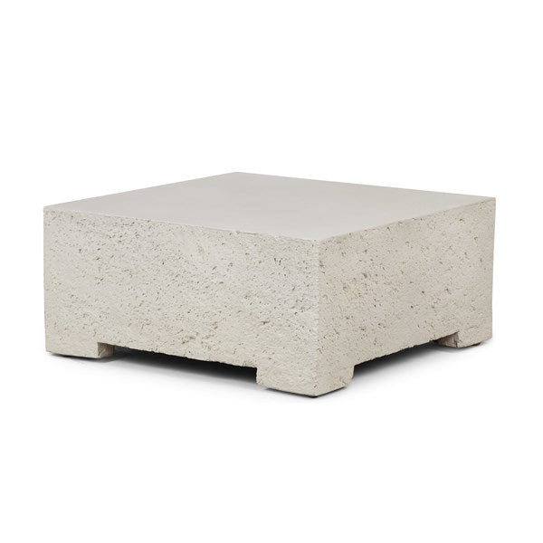 Otero Outdoor Small Coffee Table - White