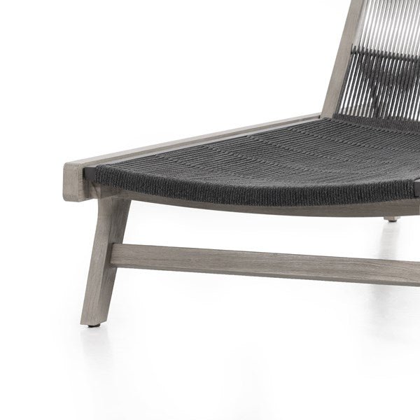 Julian Outdoor Chaise - Weathered Grey