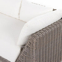 white cushions on como outdoor sofa 