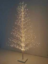 70in White Birch Tree with 1099 LED Lights Indoor Use Only