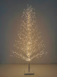 70in White Birch Tree with 1099 LED Lights Indoor Use Only