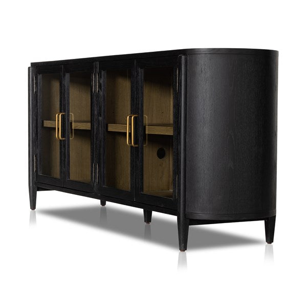 Tolle 82" Sideboard - Drifted Oak Solid