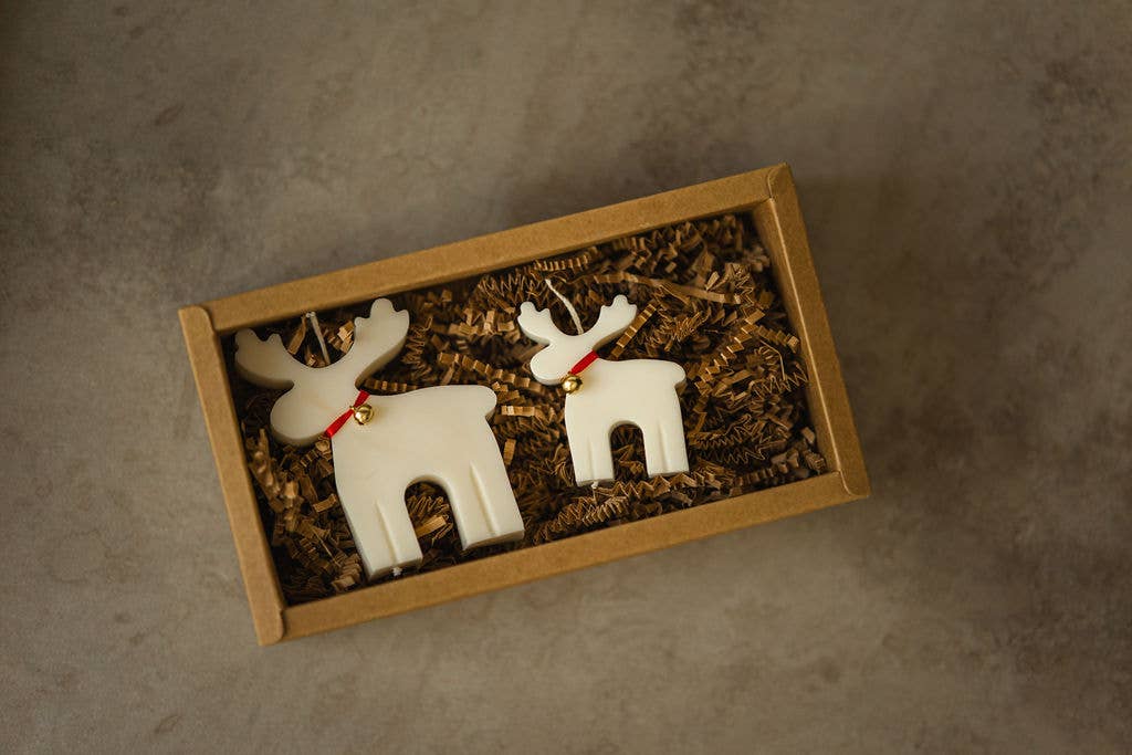 Reindeer, Elk, Moose Candle - Christmas Candle Decor