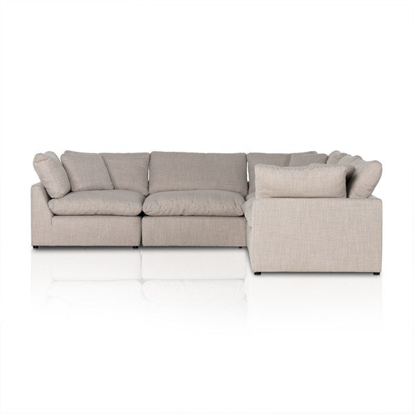 Stevie 5-Piece Sectional - Gibson Wheat