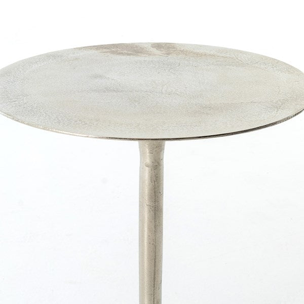 Tulip Side Table - Raw Nickel