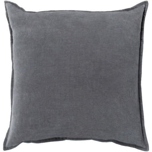 CHARCOAL VELVET PILLOW