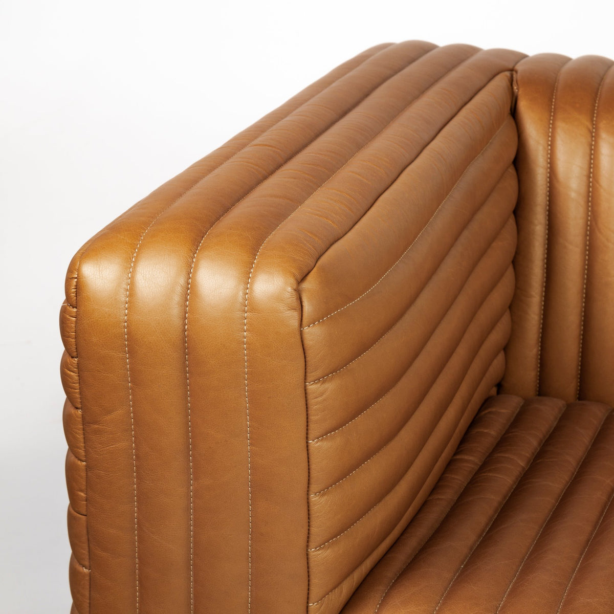 Ricciardo Cognac Leather Sofa