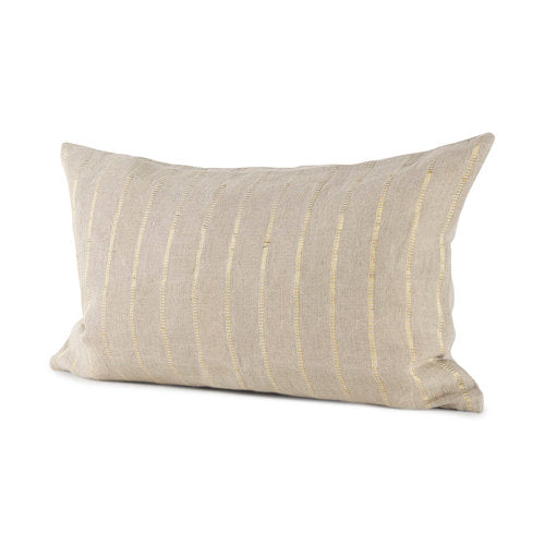 Danika-decorative-pillow-beige-with-gold-stripes