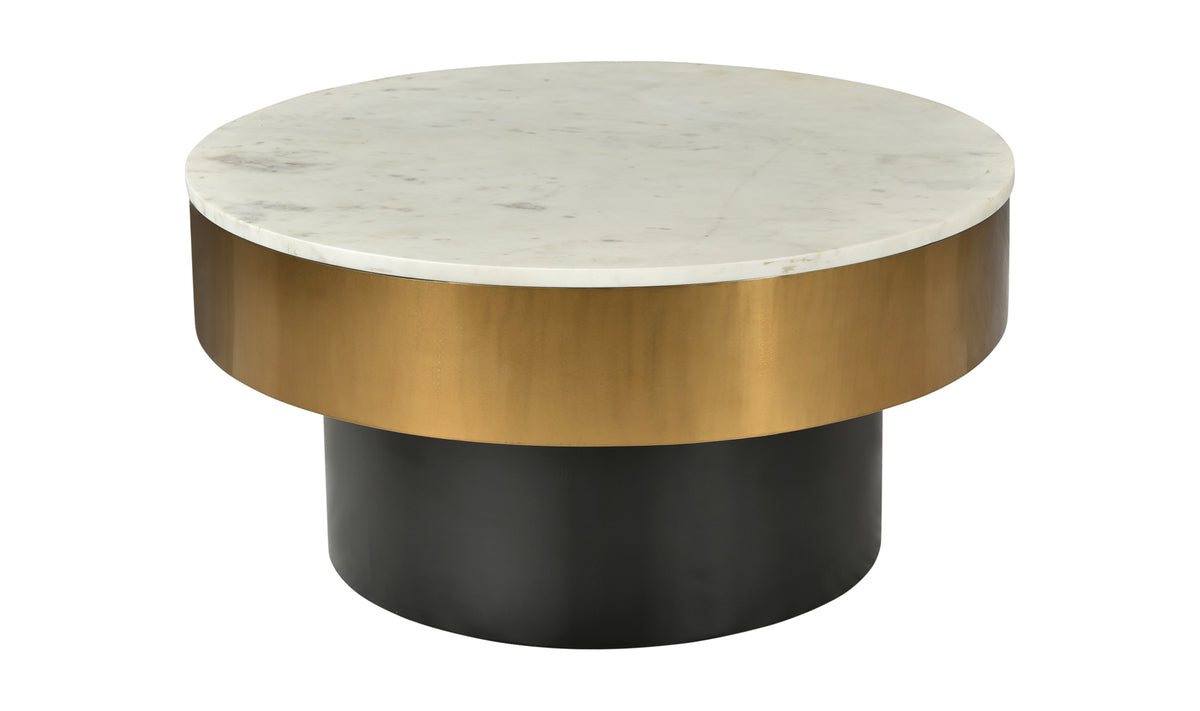 Davis-round-marble-top-coffee-table-with-black-and-gold-base