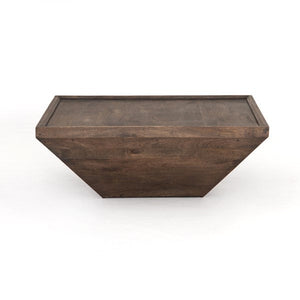 square dark stained wood coffee table Columbia, mo