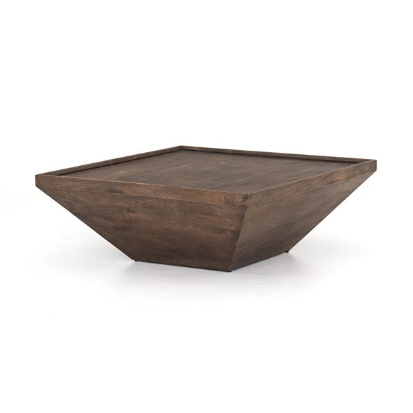 square wood coffee table