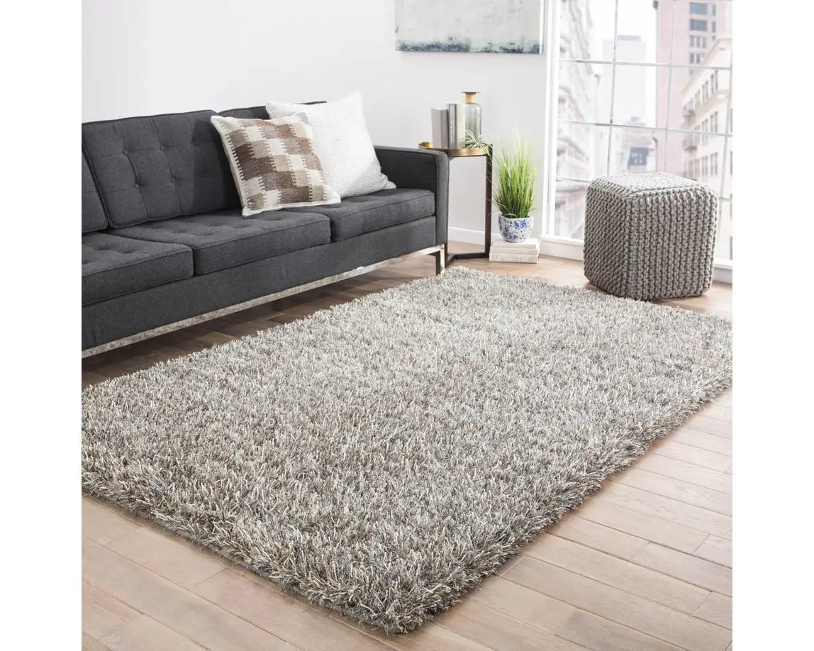 Nadia Gray Shag Rug