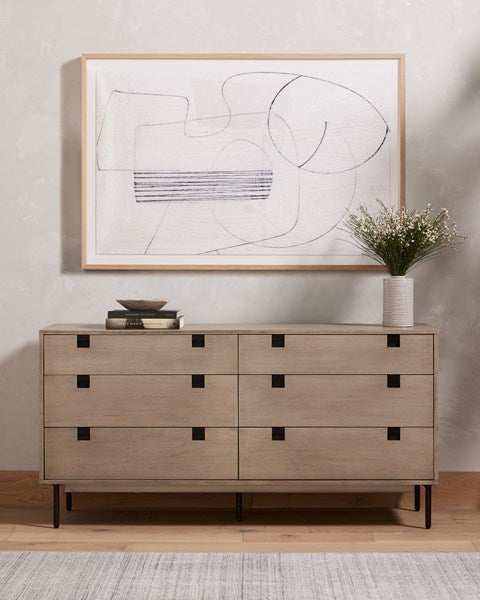 Carly 6 Drawer Dresser