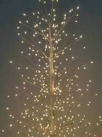 70in White Birch Tree with 1099 LED Lights Indoor Use Only