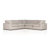 Stevie 5-Piece Sectional - Gibson Wheat