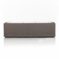 back view of como outdoor sofa 