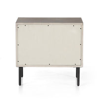 Carly 2 Drawer Nightstand - Grey Wash Vene