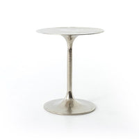 Tulip Side Table - Raw Nickel