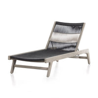 Julian Outdoor Chaise - Weathered Grey