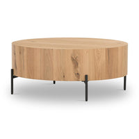 Eaton-drum-coffee-table-four-hands-light-oak-round