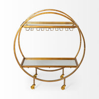 gold-bar-cart-on-wheels-2-tier-mirrored