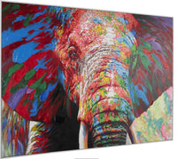 Colorful elephant painting for sale